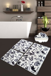 Mijölnir Juego de alfombrillas de baño Lori Multicolor